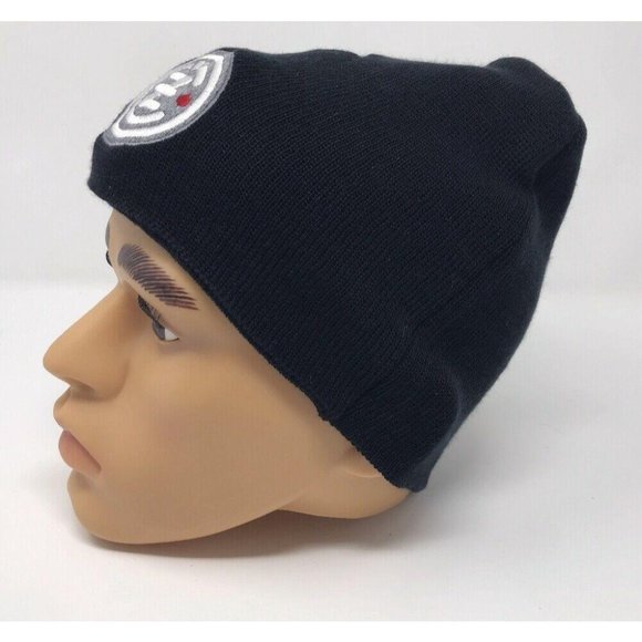 CZ Black Embroidered Beanie Cap Hat - NEW FAST SHIPPING - Picture 3 of 5